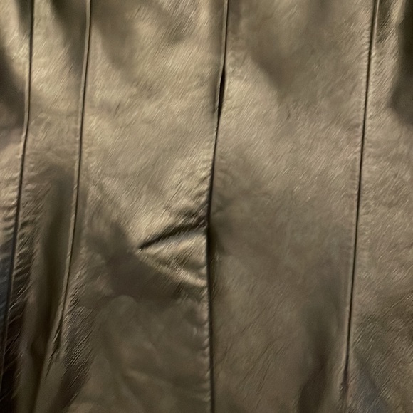 Vintage French Connection Black Leather Jacket Size 10 UK (fits like a 4-6 US) - Picture 8 of 9